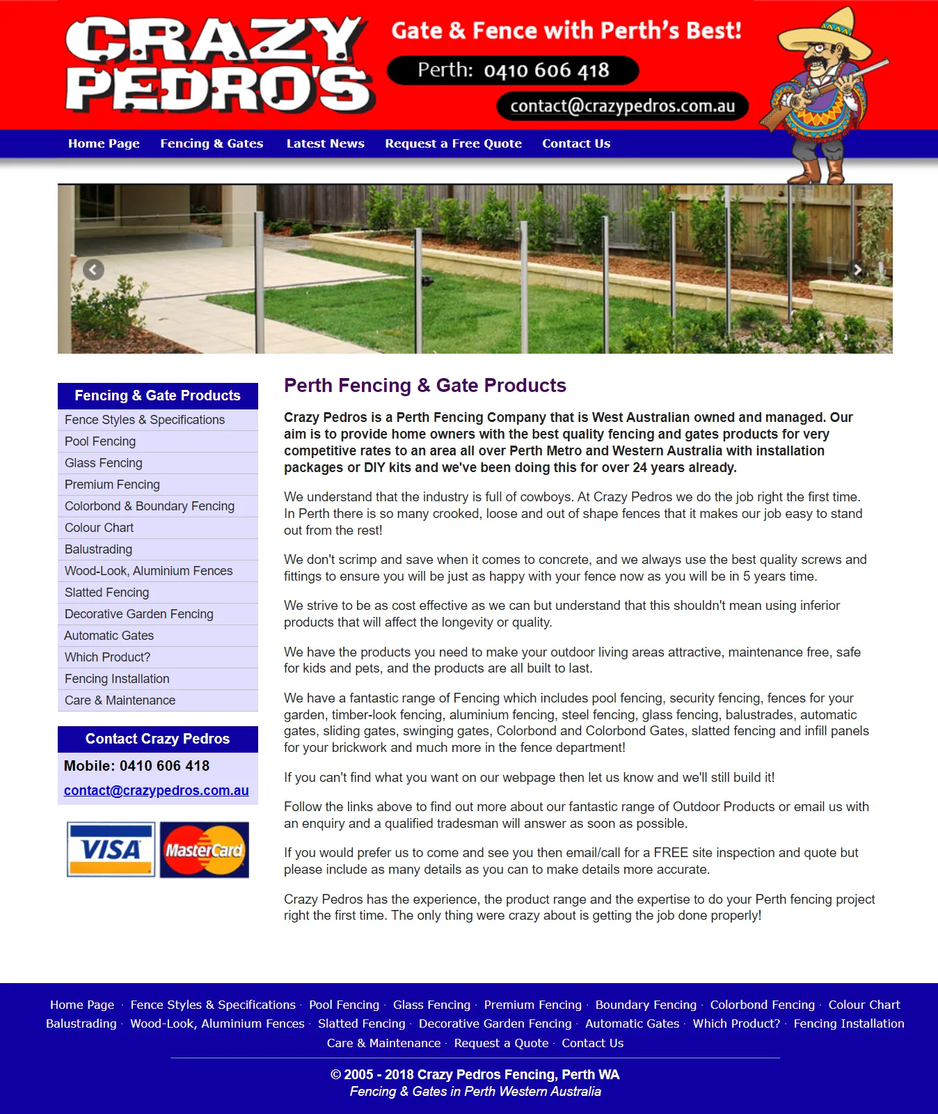 Crazy Pedros Fencing